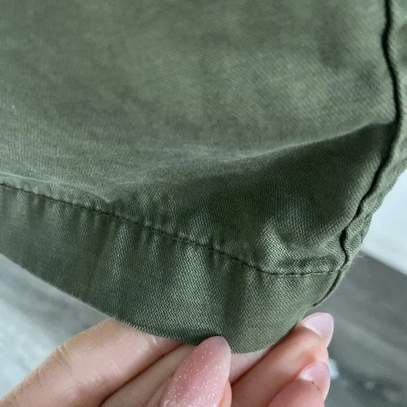 Old Navy army green jacket military utility lightweight coat trendy spring small - Picture 12 of 16